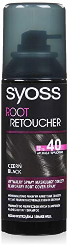 Syoss Root Retoucher Spray Zum Maskieren Von Wurzeln Schwarz 120ml