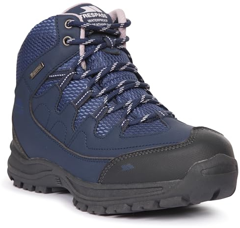 Trespass Womens Waterproof Walking Boots Navy in Size - 40