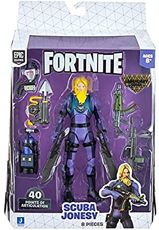 Fortnite Legendary Series Scuba Jonesy, sehr detaillierte Figur, 15,2 cm, Mehrfarbig