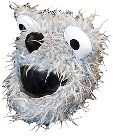 FunnyRiders Stoff-Cover für Motorradhelm - Lustiger Helm-Überzug, toller Hingucker - Zubehör für Motorradhelme, gegen Staub, Stöße & Kratzer - In Polen von Hand gefertigt - Einheitsgröße (Grau)