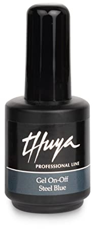 THUYA ESMALTE PERMANENTE GEL ON-OFF STEEL BLUE 14 ML