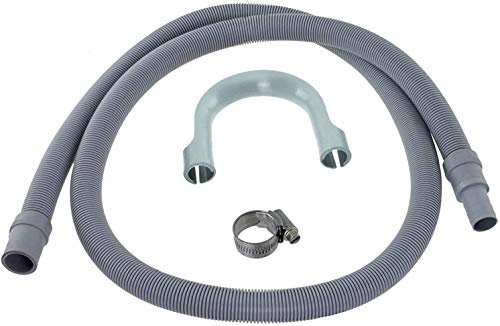 EliteKoopers 3.5 Meter Grey Washing Machine Dishwasher Drain Waste Hose Extension Pipe