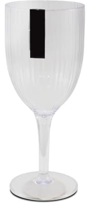 JUANIO Lot de 24 verre à liqueur, verre à pied, verre dégustation - Diamètre 8 x Hauteur 20 cm