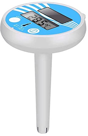 Thermomètres de piscine Thermomètre à piscine flottante professionnelle thermomètre en extérieur à énergie extérieure thermomètre numérique Pondage étanche à température étanche pour piscines extérieu