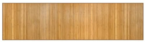 vidaXL Tapis rectangulaire Naturel 80x300 cm Bambou, Tapis de Salon, Tapis de Cuisine, Tapis rectangulaire, Tapis de Chambre à Coucher