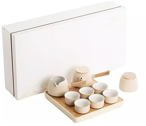 XaEjNzwDT teteras para te Tetera marroqui uego de Cafe Juego de té de Bandeja de té japonés, Juego de té para Beber té de Oficina y Hacer té(Color:B,Size:)