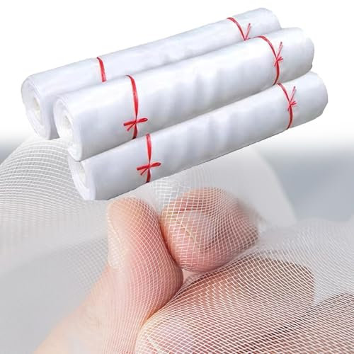 Filet Protection Jardin, Filet Anti Insecte Épaissi Filet à Insectes de Jardin en Maille Ultra Fine Filet Anti Oiseaux, Réutilisable Filet Anti Grele pour Légumes, Fruits, Plantes, Serre(1.5mx15m)