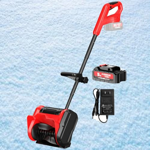 Pelle à Neige Électrique, Pelle à Neige de 11,8 Pouces pour Allée, Souffleuse à Neige à Conducteur Marchant avec Moteur Puissant Et Interrupteur de Sécurité Double,brushedmotor-1 * 1500mah