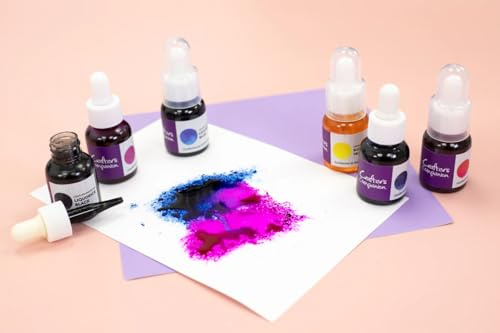 Crafter's Companion - Flüssige Wasserfarben – Colour Essentials 6 Stück