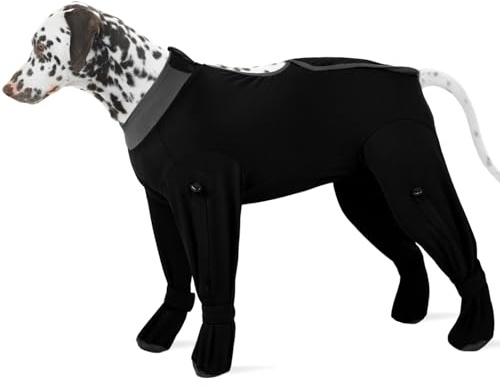 Hjyokuso Hundebody Nach Op, Op Body Hund Kastration Für Rüde Hündin, Hundebody Mit Beinen, Wundschutzanzüge Für Hunde, Verhindert Lecken Und Beißen, Atmungsaktiv und Bequem, Ersetzt Halskrause - XL