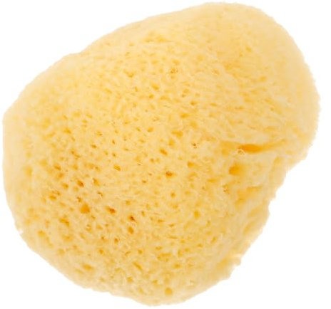 VALICLUD Facial Sponge Natural Yellow for Skin Cleansing and Removing Impurities, Long Lifespan Sponge for Travel and Daily Facial Care