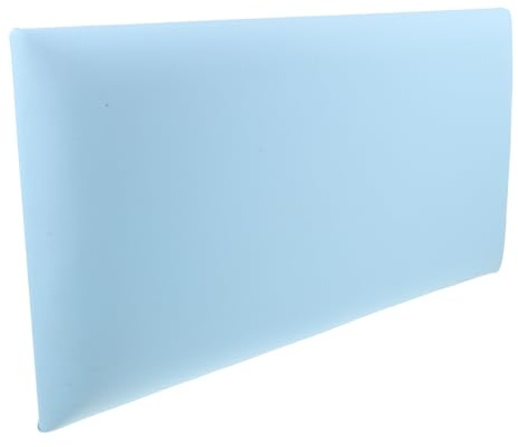 SUPVOX Imbottitura Anticollisione Per Pareti Adesivo Murale Autoadesivo Per Camerette e Nido Cuscino Decorativo in Schiuma Blu 20x40cm Facile Applicazione e Rimozione