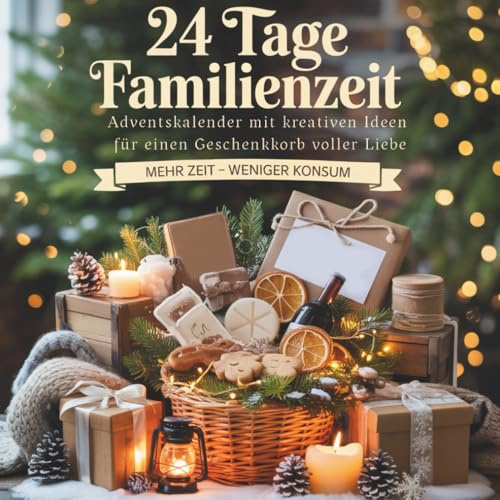 24 Tage Familienzeit - Adventskalender mit kreativen Ideen für einen Geschenkkorb voller Liebe: Mehr Zeit - weniger Konsum