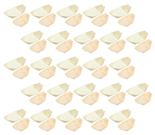 NUOBESTY 200 Barchette di Legno per Sushi Usa e Getta Piatti da Portata in Pino Vassoi per Snack e Dessert per Catering Feste e Ristoranti Set da 200 Pezzi 85X6 CM + 14X8 CM
