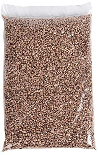 Eurosand GRANULAT 2-3 mm (Kleine Dekosteine, grobkörniger Farbsand) 1 kg. braun metallic KUPGER -18