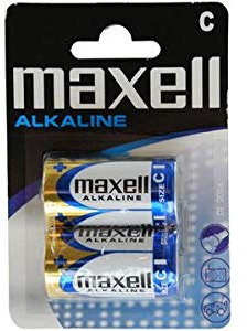maxell - Pila alcalina, Baby C, paquete de 2 unidades