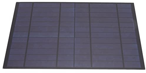 6V 10W Solarpanel, Polykristallines Silizium 1660mA Solar Ladeplatte Tragbares Kraftwerk für Camping Wandern Bergsteigen RV Boot Anhänger Auto