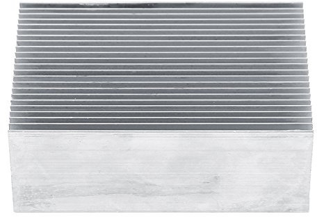 Tbest Kühlkörper, Aluminium, 100 x 50 M, 1 Stück, Aum-Kühlkörper, Kühlung für LED-Verstärker, TR-IC-Modul, 100 * 69 * 36 Mm