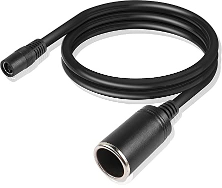 GINTOOYUN Zigarettenanzünder-Buchse zu DC 8mm Power Verlängerungskabel DC7909 7.9 x 5.5mm Buchse zu Auto Zigarettenanzünder Buchse Konverter Stromkabel 12V für RV, GPS, ect(1m)(Stil 2)