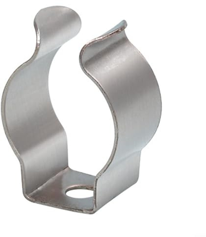 RANRAO Lot de 10 clips de rangement spécial outils à ressort, étriers de retenue ouverts en acier à ressort, crochets à ressort pour rangement d’outils très résistant pour remise ou garage