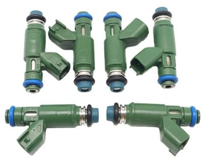 FACSER Injektor 6 Stück Auto-Einspritzdüsen 1X43-AB Für Jaguar Für X-Typ 2,5 L 3,0 L V6 2001-2008 852-12234 195500-4011 1X4Z9F593AB Kraftstoff Injektor