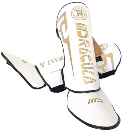 Chaoyilian Shin Guards,Schienbeinschoner für den Kampfsport,Schienbeinschutz,Schienbeinschoner,rutschfest,mit Verstellbaren Riemen,angenehm zu tragen,für Muay Thai,Kickboxen,MMA,Boxen.