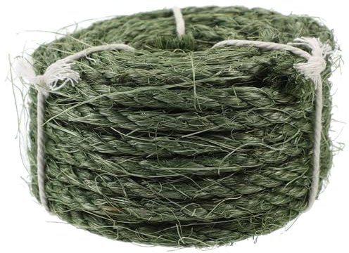 TOGEVAL Katzenkratzbaum Sisalseil 6mm x 10m Verschleißfestes Hanfseil Selbstgemacht Kratzbaumseil Haushalt Katzenzubehör