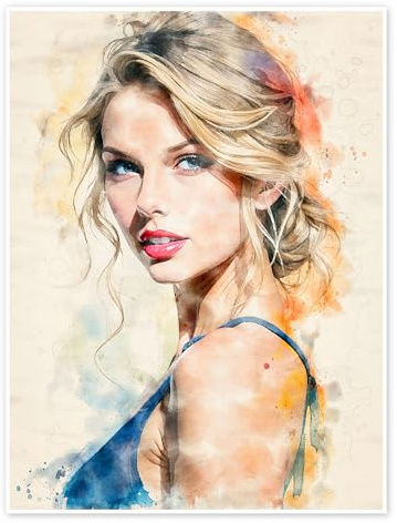 Taylor Swift Poster von nobelart 30 x 40 cm Wandbilder Wanddeko