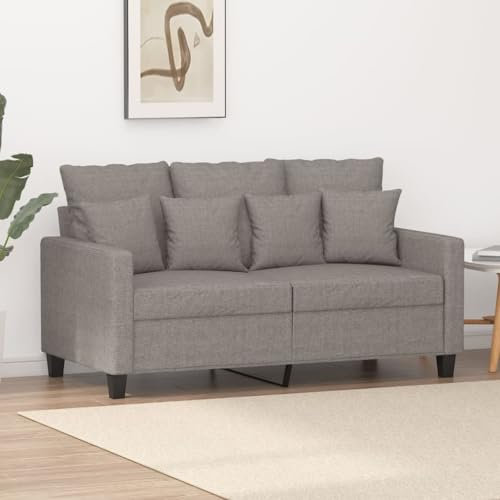 LAPOOH 2-Sitzer-Sofa Taupe 120 cm Stoff, Sofas & Couches, Sofa Wohnzimmer, Sofa Für Jugendzimmer, Relaxsofa, Sofa Für Schlafzimmer, Polstersofa - 359266