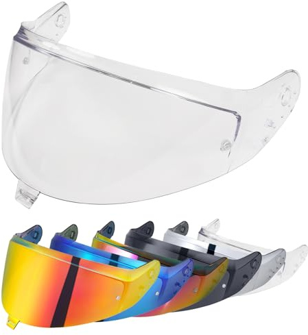 VCOROS Visiere Casque Moto pour Shark D-SKWAL 3/SKWAL i3/RIDILL 2 | Casque Moto Pare-Vent Casque Lentille,Remplacement de Visière de Casque