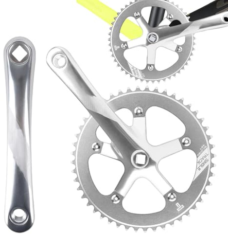Bicycle Crank - Pedales de bicicleta de montaña | Pedales completos de alto rendimiento | Pedales profesionales de aleación de aluminio para carreras de carretera, viajes urbanos y senderismo