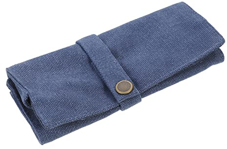 LRXIYODE Bolsa Enrollable De Lona Para Relojes Organizador De Relojes Ranuras Para Viajes y Almacenaje De Colección