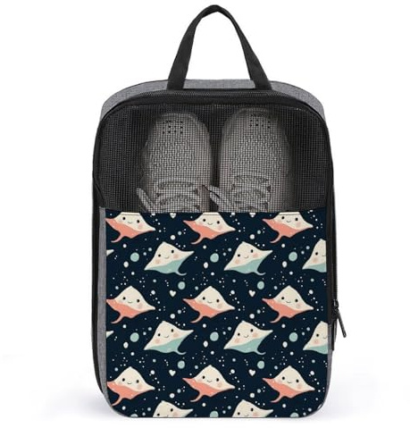 Bolsas de zapatos de golf para viajes, mujeres y hombres, bonitas bolsas de zapatos de viaje con estampado de rayas para empacar en maleta, danza, bolos, tacos, fútbol, organizador para gimnasio, con