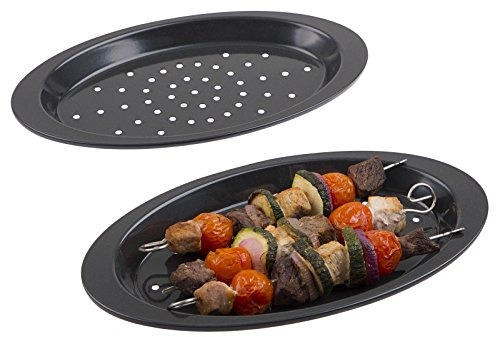 Gero Grill and Oven Dishes 2-Piece Set Enamel