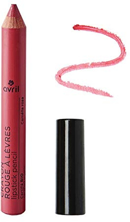 Avril - Crayon Rouge à Lèvres Bio - 100% d'Origine Naturelle - Fabriqué en France - Diamètre 10,6mm