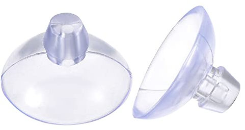 sourcing map Saugnapf ohne Haken 19mm Durchm. Wandaufhänger für Heimküche Badezimmer, transparentes PVC, Packung mit 30