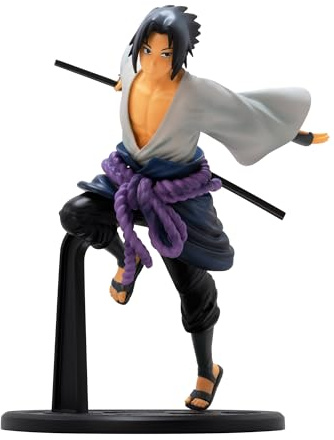 Abysse Corp Naruto Shippuden Actionfigur Sasuke 1:10 Scale Bedruckt, aus PVC, in Geschenkverpackung, 17 cm