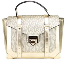 Michael Kors Manhattan Umhängetasche MK Pale Gold, pale gold