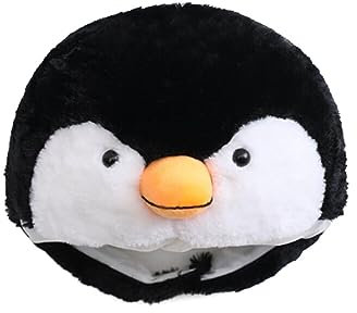ISAKEN Pinguin Hüte Lustiger Plüsch Hut Halloween Tiermütze Partyhüte Urlaub Cosplay Mütze Kopfbedeckung für Kinder Erwachsene Dress Up Party Kostüm Zubehör Party Kostüm Halloween Weihnachten