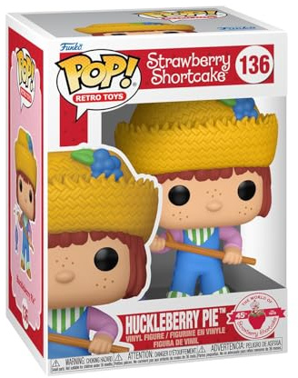 Funko POP! Retro Toys: Strawberry Shortcake - Huckleberry Pie | Official Ad Icons Merch - Collectable Vinyl Figurine for Shelf Display - Birthday Gift Idea for Fans and Collectors