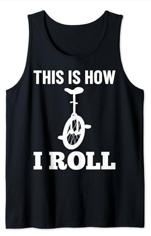Einrad Fahrrad Lustiges Training Lernen Radfahren Tank Top