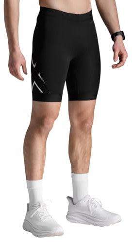 2XU Core Tri Herren-Shorts, 20,3 cm, Schwarz/Weiß, XL