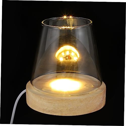 LIFKOME 1set Base Luminosa Con Coppa Per Candele Aromatiche Espositore Elegante Per Prodotti Cristallini e Decorazioni Pratico Per Regali e Uso Personale