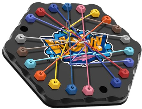 Uhngw Verdrehtes Seil Puzzle Spiel | Interaktives Geschicklichkeitsspiel mit Knobelaufgaben für Strategie & Feinmotorik,Motorikspielzeug zur Eltern-Kind Interaktion für Kinder & Erwachsene