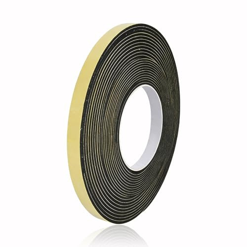 TIHNY ruban mousse EVA 2 mm x 10 mm x 10 m, joint de porte autocollant
