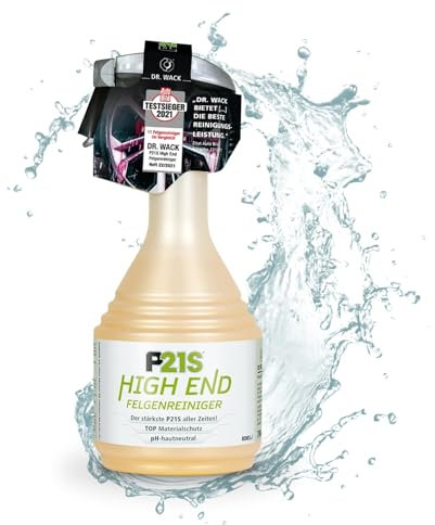 DR. WACK - P21S HIGH END Felgenreiniger 750 ml - Felgen Spray mit Gel-Formel & Wirkindikator - Schnelle & schonende Reinigung - pH-hautneutral & biologisch abbaubar - Hochwertige Autopflege