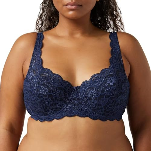 Triumph Amourette 300 Whp X, Reggiseno Imbottito con Ferretto Donna, Blu (Deep Water), 4C