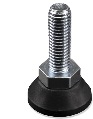 Mprofi MT® 4 Stück | Möbelfüße M8 x 30mm | Möbelfüße Verstellbar | Verstellbare Füße für Möbel, Tischfüße, Möbelfüsse, Schrankfüsse, Sockelfüße | Stellfüße | Verstellschraube | Ø30mm | N/M8x30/4