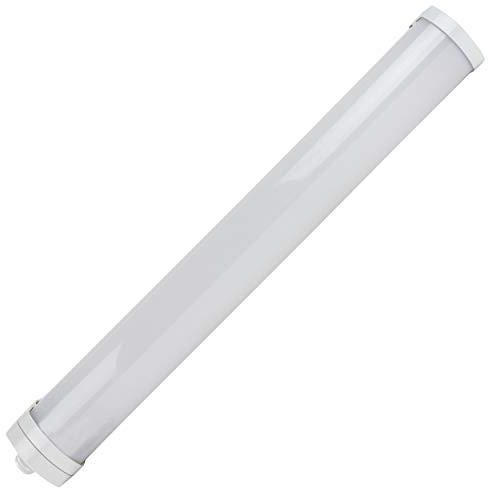 REV OMEGA Deckenleuchte mit Bewegungsmelder, Feuchtraumleuchte, Bewegungssensor, 50 cm, 18W, grau