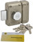 Yale YV26BT-50/SC Cerradura de Puerta con botón Interior, Exterior, Cilindro de diámetro 23 mm, Longitud 50 mm, 6 pasadores-YV26BT-50-Anti Gancho, perforación, Arranque, 5 Llaves, Beige, 50mm Ø23mm